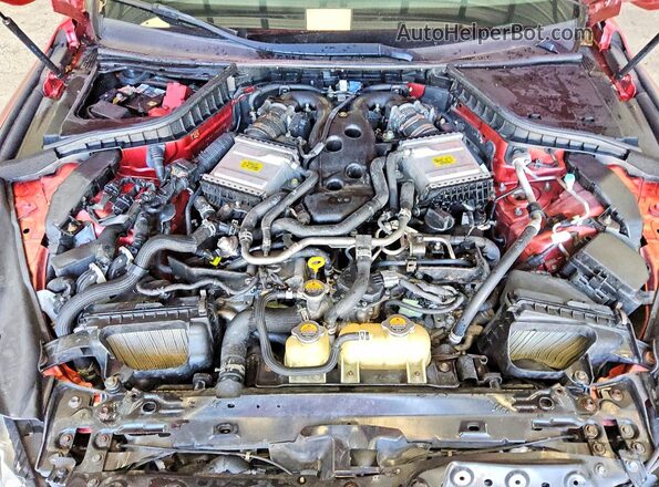JN1FV7AR4JM481028 2018 INFINITI Q50 Red Вид задньої частини салону
