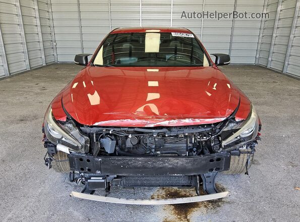JN1FV7AR4JM481028 2018 INFINITI Q50 Red 