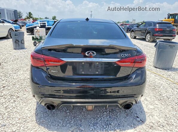 JN1FV7AR5JM481202 2018 INFINITI Q50 Black Vista trasera