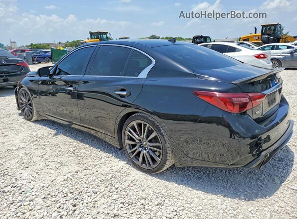 JN1FV7AR5JM481202 2018 INFINITI Q50 Black Trasero izquierdo