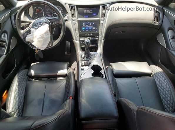 JN1FV7AR5JM481202 2018 INFINITI Q50 Black Vista del salpicadero