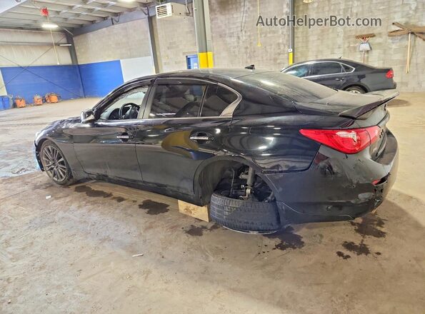 JN1FV7AR6GM450145 2016 INFINITI Q50 Черный Задняя левая четверть