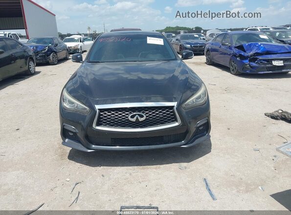 JN1FV7AR6JM480785 2018 INFINITI Q50 Black Սարքավորումների վահանակի տեսք
