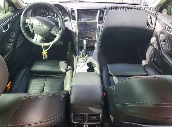 JN1FV7AR7HM870756 2017 INFINITI Q50 White Widok deski rozdzielczej