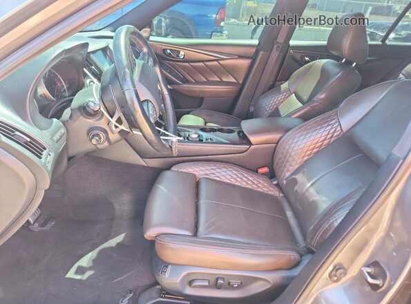 JN1FV7AR7HM870854 2017 INFINITI Q50 Charcoal Front interior view