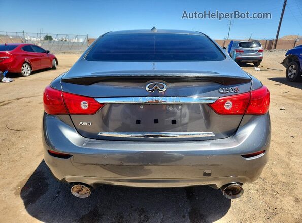 JN1FV7AR7HM870854 2017 INFINITI Q50 Charcoal Rear view