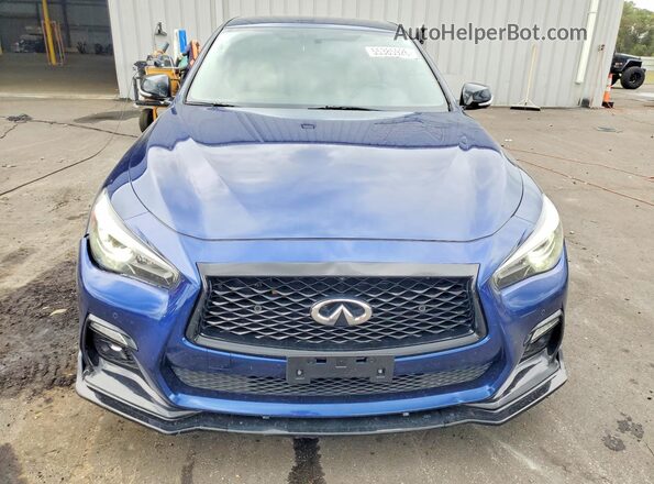 JN1FV7AR8LM660238 2020 INFINITI Q50 Blue Widok z przodu