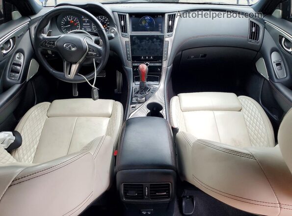 JN1FV7AR8LM660238 2020 INFINITI Q50 Blue Widok deski rozdzielczej