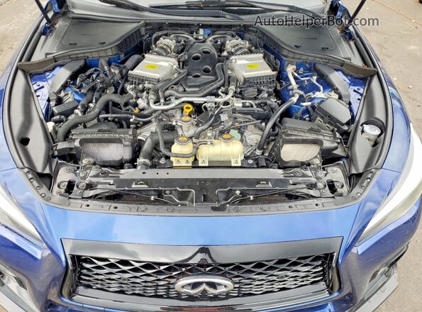 JN1FV7AR8LM660238 2020 INFINITI Q50 Blue Widok wnętrza z tyłu