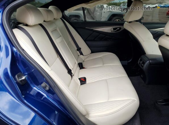 JN1FV7AR8LM660238 2020 INFINITI Q50 Blue Widok tylnych siedzeń