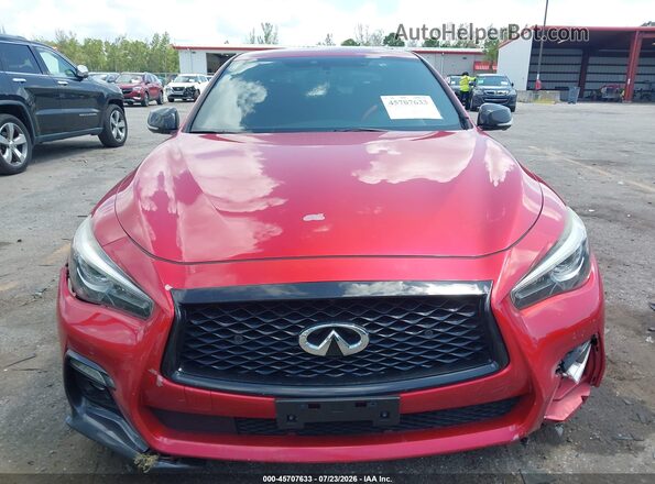 JN1FV7AR9JM481588 2018 INFINITI Q50 Красный Вид спереди