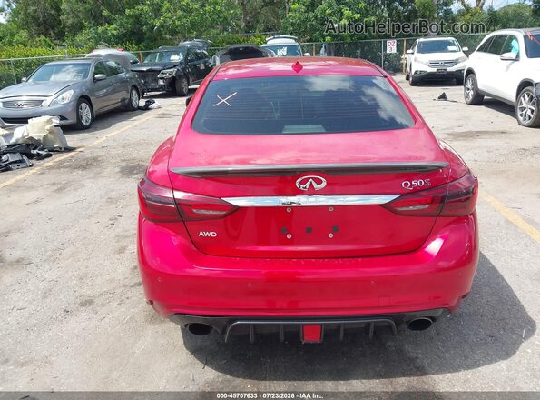 JN1FV7AR9JM481588 2018 INFINITI Q50 Красный 