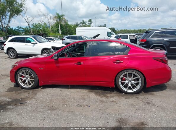 JN1FV7AR9JM481588 2018 INFINITI Q50 Красный Панорамный вид салона 360°