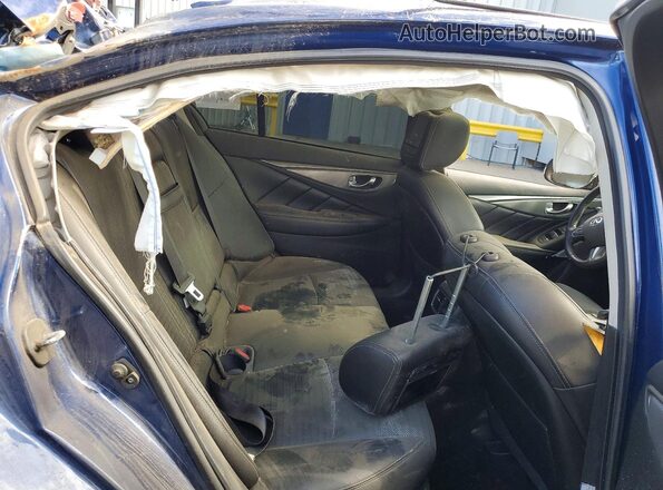 JN1FV7ARXHM871240 2017 INFINITI Q50 Blue Հետևի նստատեղերի տեսք