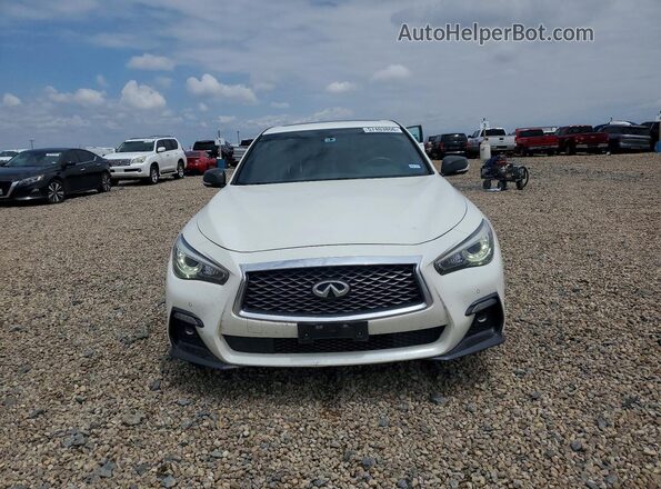 JN1FV7ARXKM800515 2019 INFINITI Q50 White Vista frontal