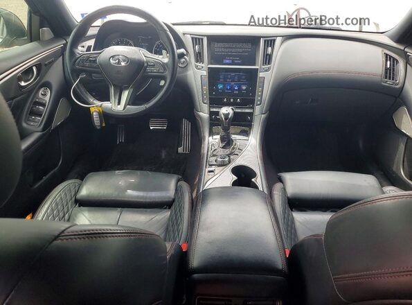 JN1FV7ARXKM800515 2019 INFINITI Q50 White Vista del salpicadero