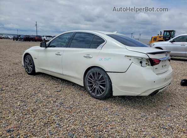 JN1FV7ARXKM800515 2019 INFINITI Q50 White Trasero izquierdo