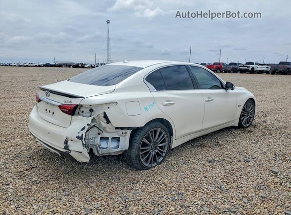 JN1FV7ARXKM800515 2019 INFINITI Q50 White Trasero derecho