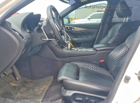 JN1FV7ARXKM800515 2019 INFINITI Q50 White Vista interior delantera