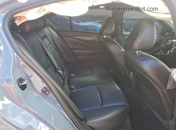 JN1FV7DP5NM370052 2022 INFINITI Q50 Blue Vista de los asientos traseros