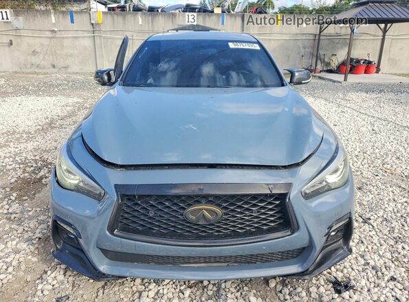 JN1FV7DP5NM370052 2022 INFINITI Q50 Blue Vista frontal