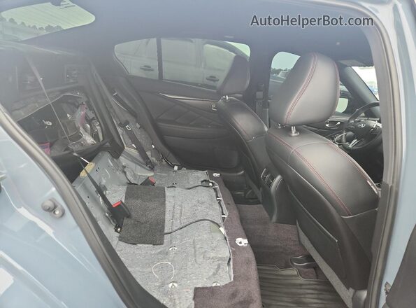 JN1FV7DPXRM660468 2024 INFINITI Q50 Gray უკანა სავარძლების ხედი
