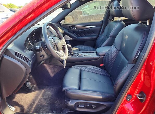 JN1FV7DR0PM590882 2023 INFINITI Q50 Red წინა სალონის ხედი
