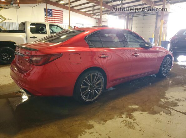 JN1FV7DR0PM590882 2023 INFINITI Q50 Red უკანა მარჯვენა