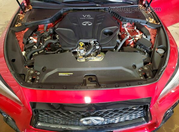 JN1FV7DR0PM590882 2023 INFINITI Q50 Red უკანა სალონის ხედი