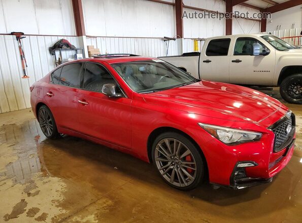 JN1FV7DR0PM590882 2023 INFINITI Q50 Red წინა მარჯვენა