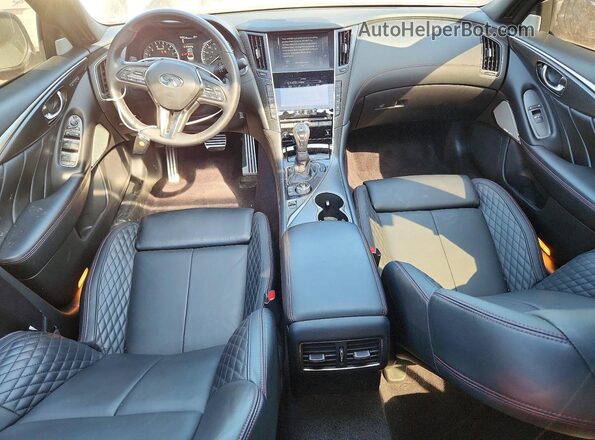 JN1FV7DR0PM590882 2023 INFINITI Q50 Red წინა პანელის ხედი