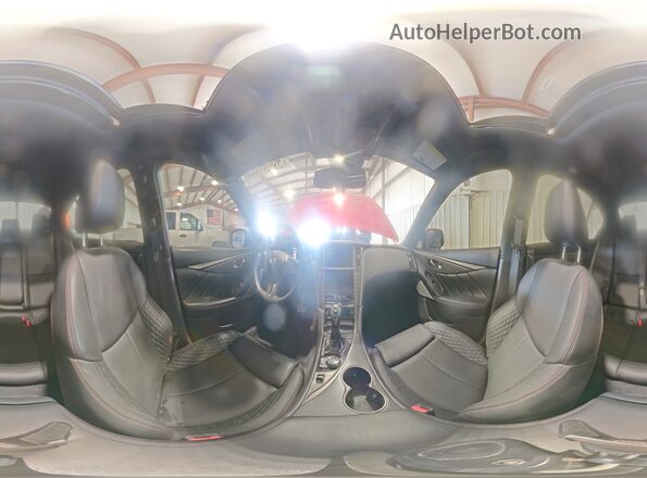 JN1FV7DR0PM590882 2023 INFINITI Q50 Red VIN კოდის სტიკერის ხედი