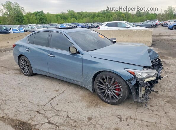 JN1FV7DR1MM880057 2021 INFINITI Q50 Blue წინა მარჯვენა