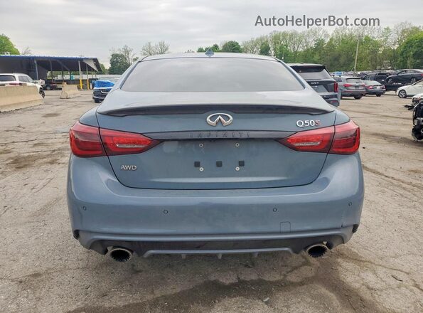 JN1FV7DR1MM880057 2021 INFINITI Q50 Blue უკანა ხედი