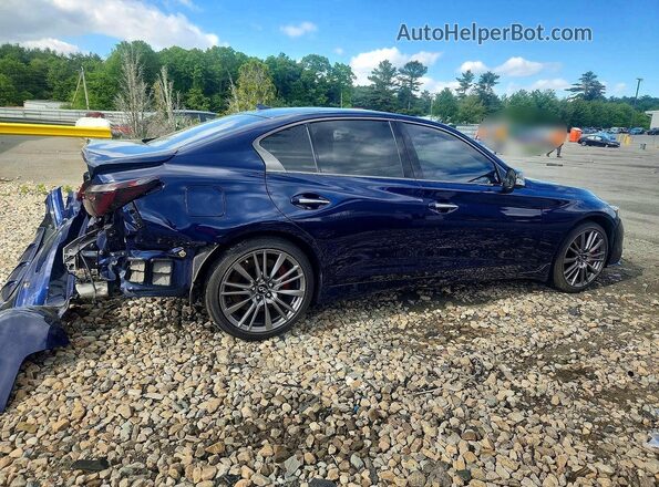 JN1FV7DR6MM880698 2021 INFINITI Q50 Blue Trasero derecho