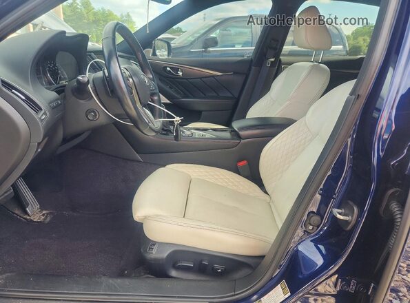 JN1FV7DR6MM880698 2021 INFINITI Q50 Blue Vista interior delantera