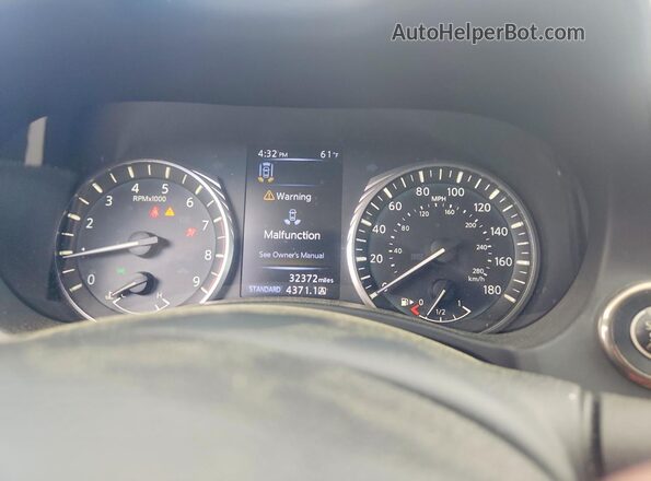 JN1FV7DR6MM880698 2021 INFINITI Q50 Blue Vista del cuadro de instrumentos