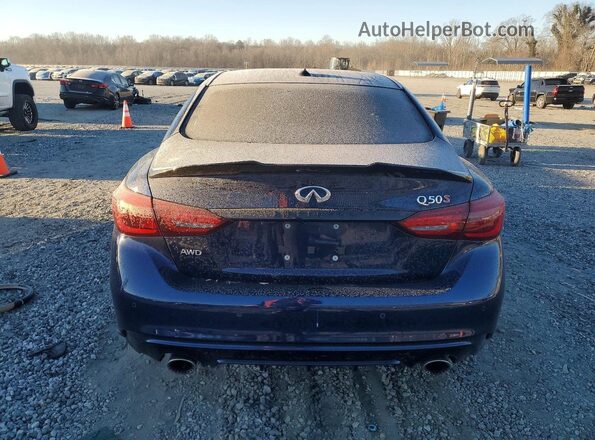 JN1FV7DR6MM880782 2021 INFINITI Q50 Blue Հետևի տեսք