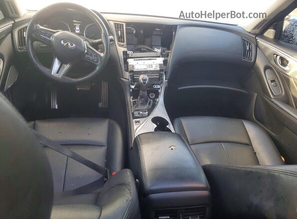 JN1FV7DR6MM880782 2021 INFINITI Q50 Blue Առջևի վահանակի տեսք