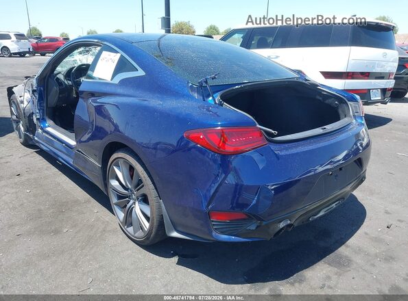 JN1FV7EK0JM530111 2018 INFINITI Q60 Blue Tył lewy