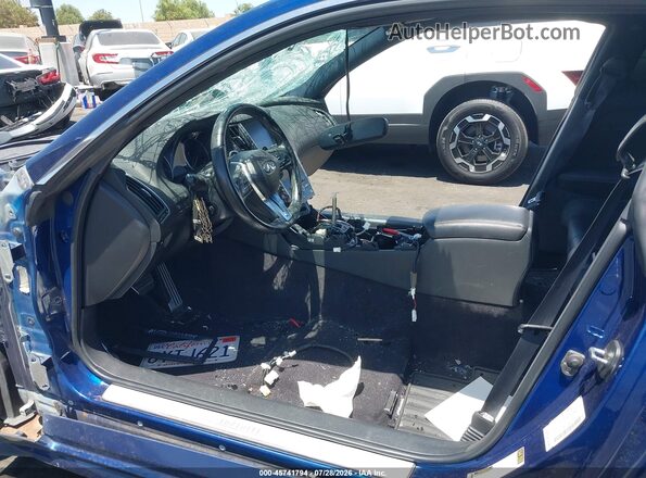 JN1FV7EK0JM530111 2018 INFINITI Q60 Blue Widok wnętrza z przodu