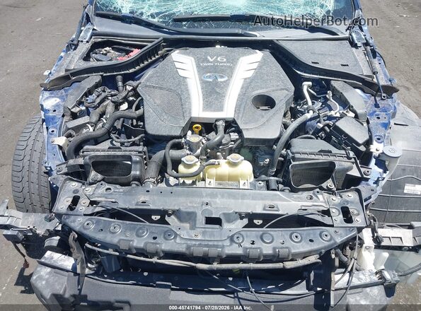 JN1FV7EK0JM530111 2018 INFINITI Q60 Blue Widok z tyłu