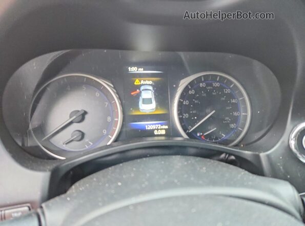 JN1FV7EK1HM611239 2017 INFINITI Q60 Black Widok zestawu wskaźników