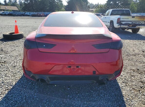 JN1FV7EK2HM610746 2017 INFINITI Q60 Red Rear view