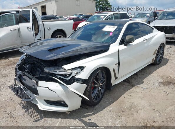 JN1FV7EK4HM610179 2017 INFINITI Q60 White Դիմացի տեսք