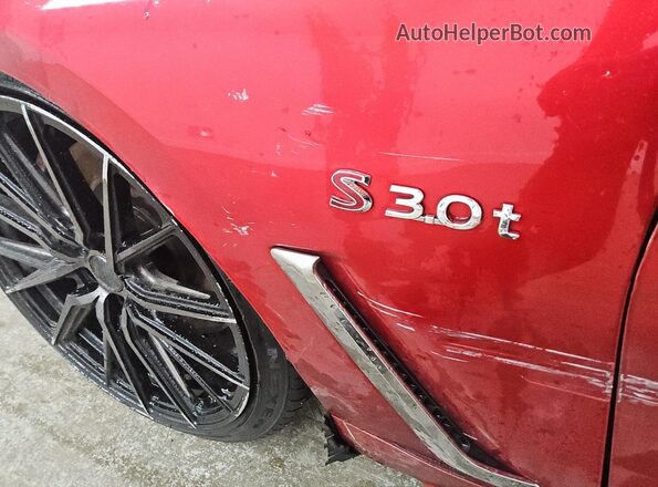 JN1FV7EK5HM610773 2017 INFINITI Q60 Красный 