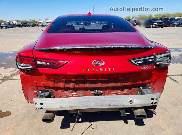 JN1FV7EK9HM611098 2017 INFINITI Q60 Red Հետևի տեսք