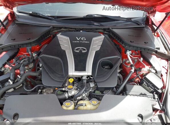 JN1FV7EL0JM631447 2018 INFINITI Q60 Red Rear view