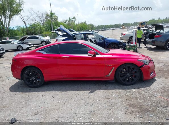 JN1FV7EL0JM631447 2018 INFINITI Q60 Red Rear interior view