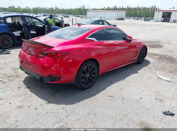 JN1FV7EL0JM631447 2018 INFINITI Q60 Red Rear right
